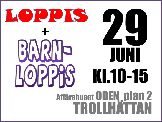 Loppis den 29 juni